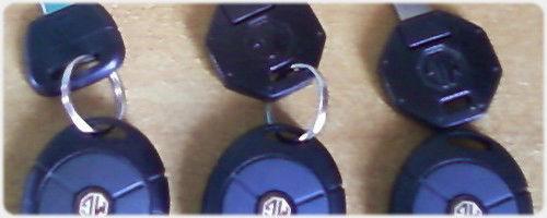 mg rover ignition key set